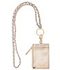 Color:Gold - Image 2 - Soleil It On Me Zip ID Lanyard