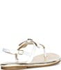 Lilly Pulitzer Teighen Leather Bow T-Strap Flat Sandals - Image 6