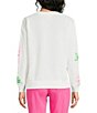 Lilly Pulitzer Tensley Fluer De Lilly Embroidery Crew Neck Long Sleeve Sweater - Image 2