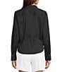 Lilly Pulitzer The Tie Lilly Poplin Point Collar Long Sleeve Button Front Shirt, Color:Noir - Image 2