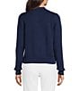 Lilly Pulitzer Tippery Knit V-Neck Long Sleeve Cardigan, Color:Low Tide Navy - Image 2