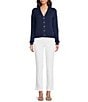 Lilly Pulitzer Tippery Knit V-Neck Long Sleeve Cardigan, Color:Low Tide Navy - Image 3
