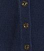 Lilly Pulitzer Tippery Knit V-Neck Long Sleeve Cardigan, Color:Low Tide Navy - Image 4