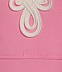 Color:Confetti Pink - Image 3 - Trini Woven V-Neck Sleeveless Stouache Trim Sheath Dress