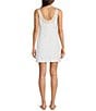 Color:Resort White - Image 2 - Valli V-Neck Sleeveless Soutache Trim Sheath Dress