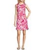 Lilly Pulitzer x Saint James Rose Soleil Stripe Print Round Neck Sleeveless Shift Dress, Color:Rose - Image 6
