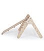 Color:Bamboo Wood/Natural - Image 2 - Little Climber Pikler Triangle with Reversible Ladder and Slide Attachment