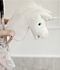 Color:White - Image 1 - Little Rider Unicorn On-A-Stick