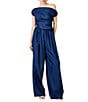 Line and Dot Abo High Rise Wide Leg Coordinating Woven Pants - Image 4