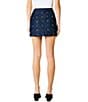 Line and Dot Attina Beaded Embellished Coordinating Denim Mini Skirt - Image 2