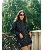 Line and Dot Attina Beaded Embellished Point Collar Long Sleeve Button Front Coordinating Denim Shirt - Image 6