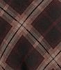 Line and Dot Christopher Plaid Straight Lace Trim Midi Skirt - Image 4
