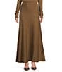 Line and Dot Delania Wool Blend Knit Sweater Maxi Coordinating Skirt, Color:Mocha - Image 1