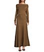 Line and Dot Delania Wool Blend Knit Sweater Maxi Coordinating Skirt, Color:Mocha - Image 3