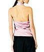 Line and Dot Elsie Halter Neck Sleeveless Satin Top - Image 2