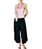Line and Dot Elsie Halter Neck Sleeveless Satin Top - Image 3