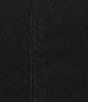 Line and Dot Eton Collared Neckline Long Sleeve Brushed Twill Canvas Peplum Jacket, Color:Black - Image 5