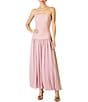 Line and Dot Lowen Strapless Sleeveless Mixed Media Jumpsuit - Image 1