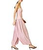 Line and Dot Lowen Strapless Sleeveless Mixed Media Jumpsuit - Image 4