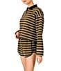 Line and Dot Sadie Striped Collared Long Sleeve Coordinating Top - Image 3