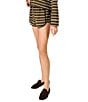 Line and Dot Sadie Striped High Rise Pull-On Coordinating Shorts - Image 3