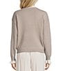 Line and Dot Valentina Mock Neck Long Sleeve Lace Detailed Sweater - Image 2