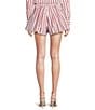 Line and Dot Vivee Stripe Print A-Line Coordinating Poplin Skort - Image 2