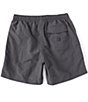 Color:Charcoal - Image 2 - 18#double; Outseam Elastic Waist Court Nylon Shorts