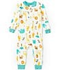 Color:Multi - Image 1 - Baby Boys 12-24 Months Long Sleeve Safari Coveralls