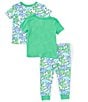 Color:Green - Image 2 - Baby Boys 12-24 Months Solid T-Rex Sleep T-Shirt & Dinosaur-Printed Sleep T-Shirt & Dinosaur-Printed Pajama Pant Set