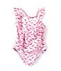 Little Me Baby Girls 6-24 Months Flamingo-Printed One-Piece Swimsuit ...