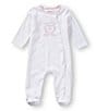Color:Light Pink - Image 1 - Baby Girls Preemie-9 Months Thank Heaven for Girls Footie Coverall