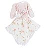 Color:Pink - Image 1 - Baby Girls Vintage Rose Bunny Snuggle Buddy