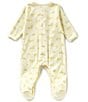 Color:Yellow - Image 2 - Baby Preemie-9 Months Little Ducks Long-Sleeve Footed Coverall & Bib Set