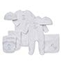 Color:White - Image 2 - Baby Welcome World Sleeper Gown and Hat