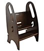 Little Partners 3-in-1 Growing Step Stool, Color:Espresso - Image 1