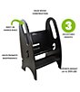 Little Partners 3-in-1 Growing Step Stool, Color:Ebony - Image 5