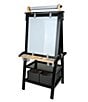 Color:Charcoal/Natural - Image 1 - Deluxe Learn 'N Play Art Center Easel