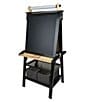 Color:Charcoal/Natural - Image 2 - Deluxe Learn 'N Play Art Center Easel