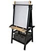 Color:Charcoal/Natural - Image 3 - Deluxe Learn 'N Play Art Center Easel