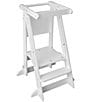 Little Partners Learn 'N Fold Learning Tower®, Color:Soft White - Image 1