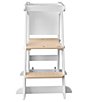 Little Partners Learn 'N Fold Learning Tower®, Color:Soft White/Natural - Image 2