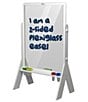 Color:Soft White - Image 1 - Peek-A-Boo Art Easel