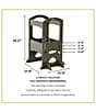 Little Partners Little Partners® The Learning Tower®, Color:Olive Green - Image 5