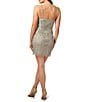 Color:Frosted Sage - Image 2 - Beaded Sweetheart Neck Bustier Sheath Dress