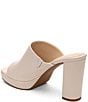 Color:Ecru - Image 3 - Carson Leather Platform Slide Sandals