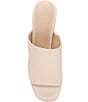 Color:Ecru - Image 5 - Carson Leather Platform Slide Sandals
