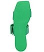 Color:Bright Green - Image 6 - Downtown Leather Slide Sandals