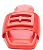 Color:Coral Blaze - Image 4 - Dunbar Leather Ornament Slide Sandals