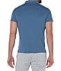 Color:Copen Blue - Image 2 - Garment Dyed Polo Shirt